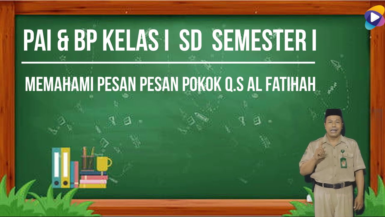 Pesan surat al fatihah kelas 1 sd