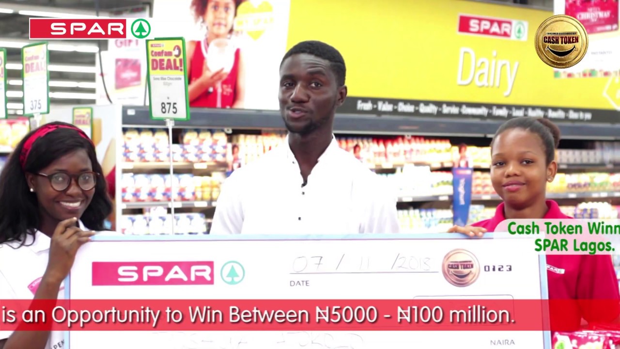 SPAR Cash Token Winners Nov Wk 2 2018