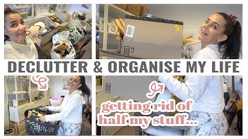 DECLUTTER & ORGANISE MY LIFE - Getting Rid of half my stuff in one week!!!  || THE SUNDAY STYLIST
