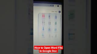 How to Open Word Files in Google Docs | Howtechnews word googledocs short youtubeshorts