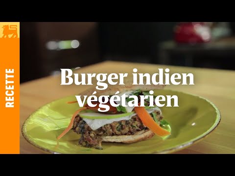 Burger indien végétarien