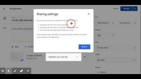 Distance Learning Differentiating Instruction: Assigning to Specific Students on Google Classroom
