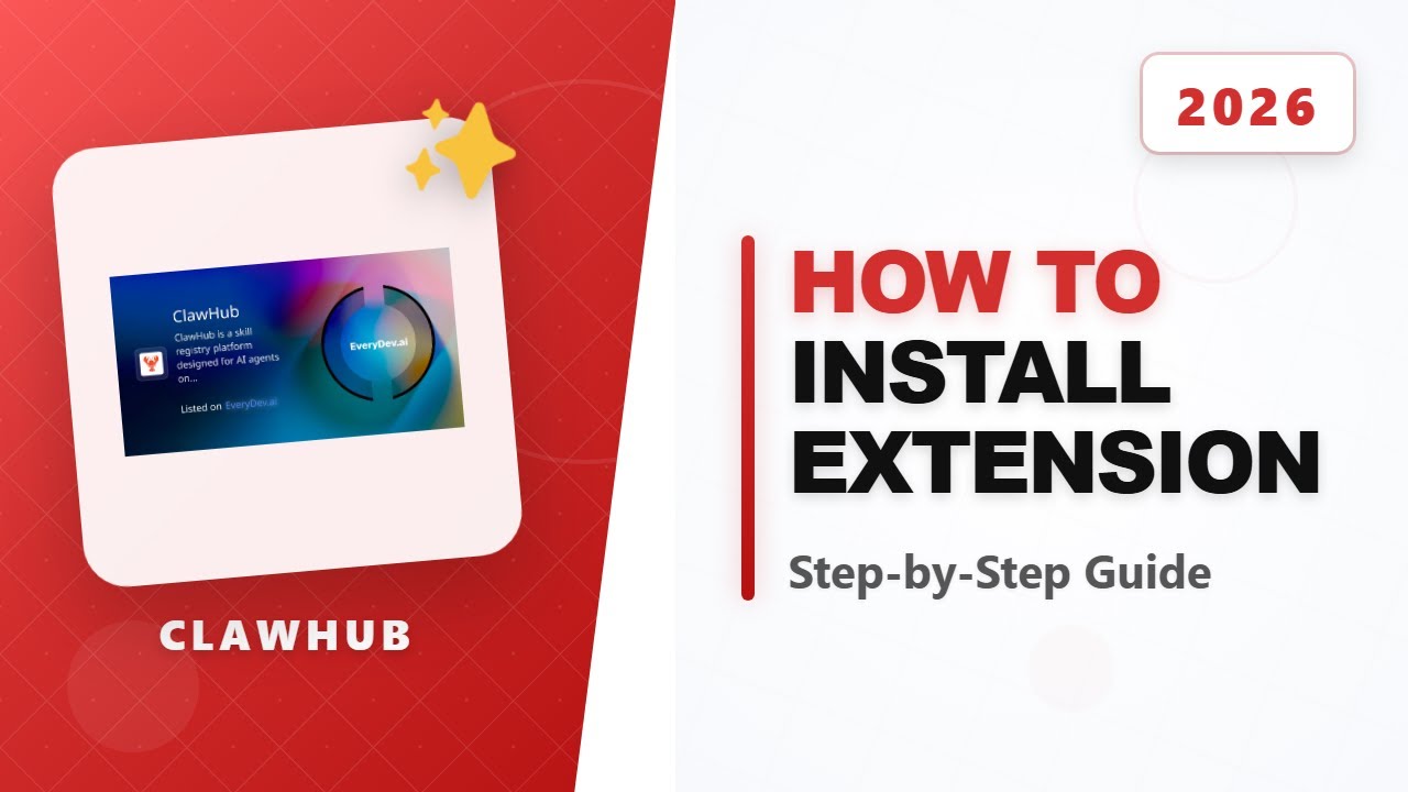 How to Install the ClawHub Extension for OpenClaw - YouTube