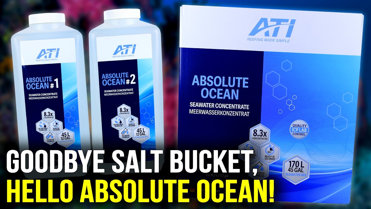 Water Changes with NO SALT? Introducing ATI Absolute Ocean!