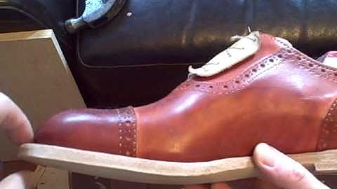 How to make a shoe by hand, Part 9w: The rand and the welting