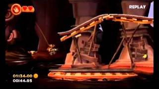 Donkey Kong Country Returns - 6-2 Prehistoric Path -131.51 Shiny Gold Medal