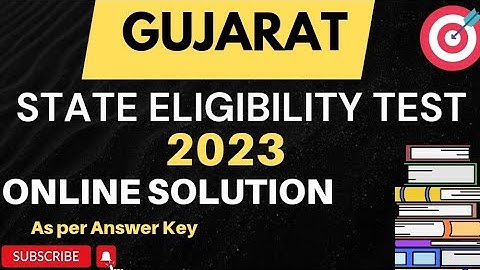 GUJARAT SET (GSET 2023) LIBRARY SCIENCE ANSWER KEY II GSET FULL PAPER SOLVED