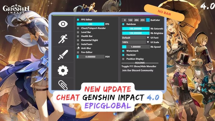 Genshin Impact CE Bypass - FearLess Cheat Engine