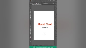 How to use Hand Tool in Adobe Illustrator (Part99)