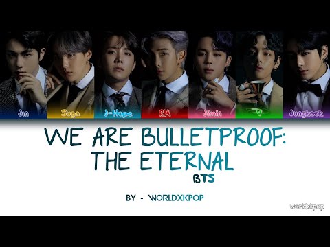 BTS - WE ARE BULLETPROOF: THE ETERNAL * KOLAY OKUNUŞ (EASY LYRICS) COLOR CODED