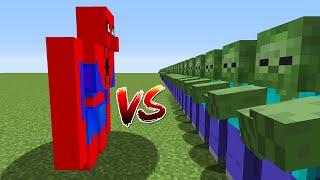 ÖRÜMCEK ADAM VS 1000$ ZOMBİ ORDU 😱 - Minecraft