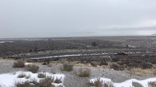 Mid-January Snowstorm Begins at Mono Lake