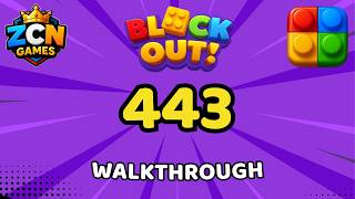 Block Out Level 443 Walkthrough | Full Solution