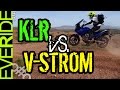 Kawasaki KLR 650 vs. Suzuki V Strom 650 DEATHMATCH! o#o