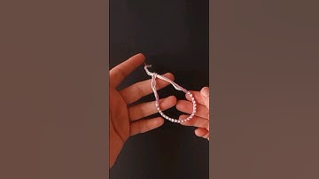 How to make an adjustable bracelet in 2 easy ways!! (Part 2) #fyp #easy #fun #diy #quick #bracelet