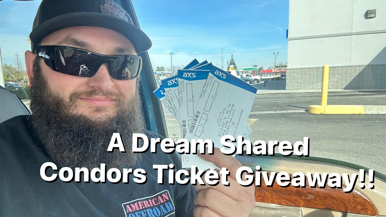 A Dream Shared Condors Tickets Giveaway! - YouTube