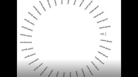 Adobe Illustrator How to rotate a  text around a circle?