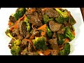 Como hacer comida china-Carne con Brocoli