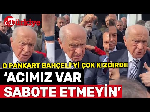 Devlet Bahçeli’den Sağduyulu Tepki! Deprem Bölgesinde Açılan O Pankarta Çok Kızdı! Türkiye Gazetesi