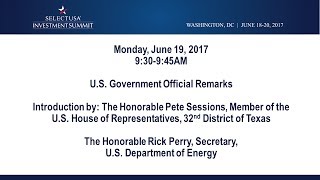 Introductory Remarks / U.S. Government Official Remarks