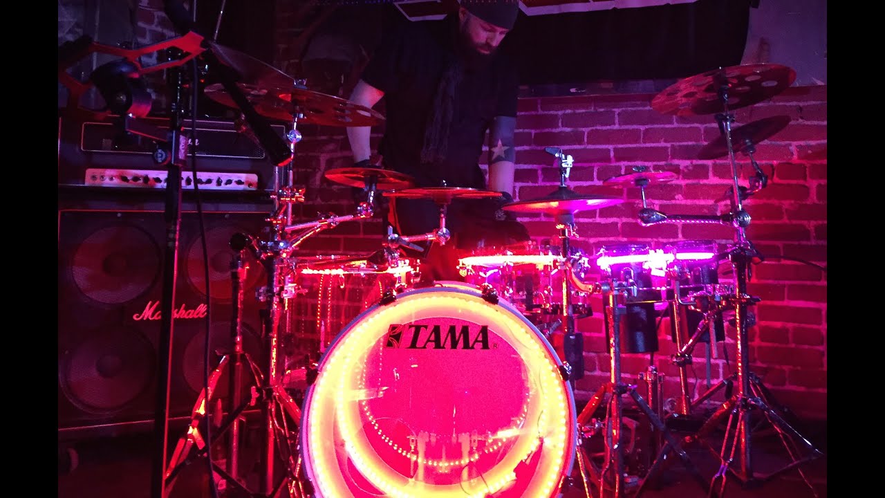 galaxy drum lights led bass drum hoop by anthem amp gdl led drum lights
