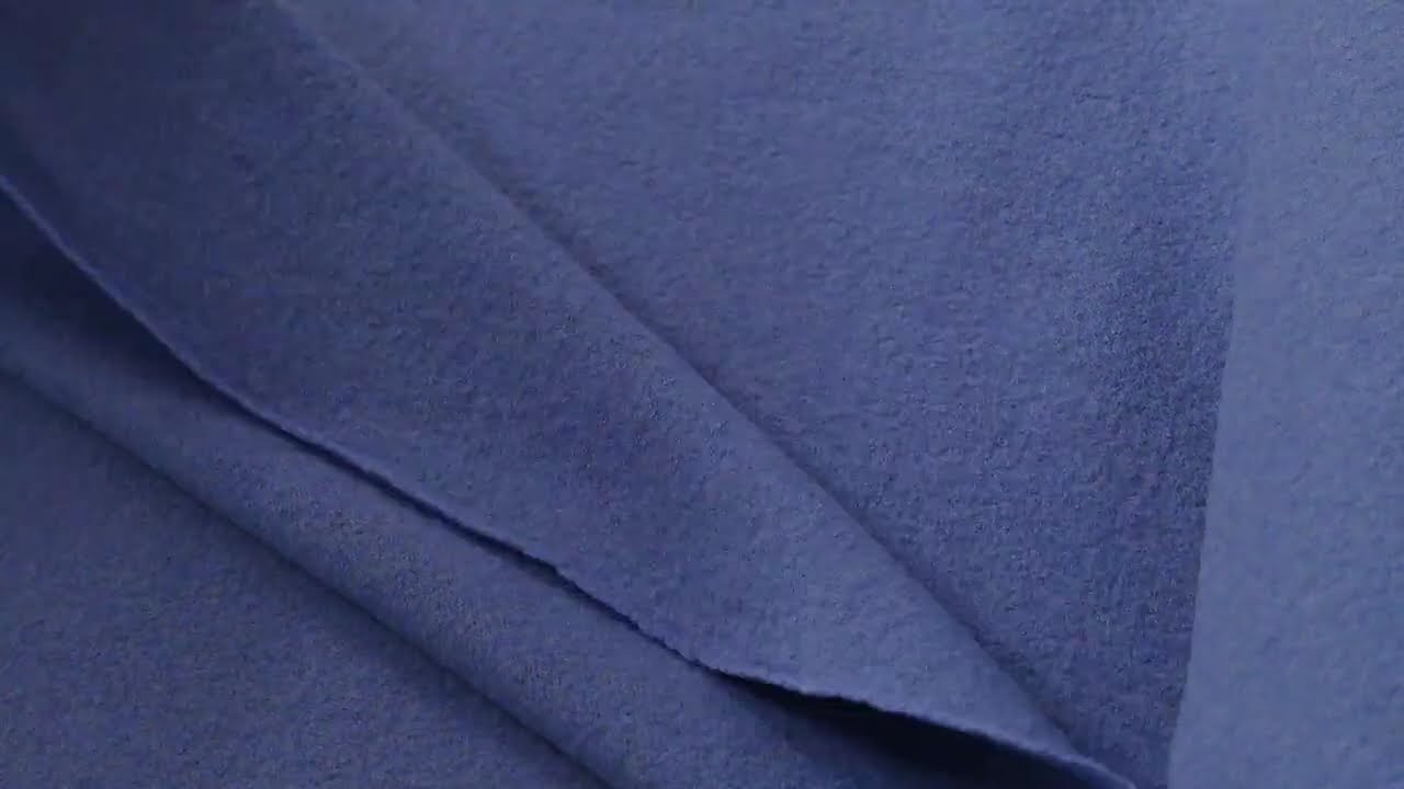 Walkloden Mantelstoff Wollstoff aus reiner Schurwolle hellblau 1,44m Breite