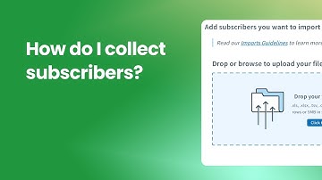 How do I collect email subscribers?