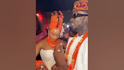 WOW!😳Temi Otedola and Mr Eazi Traditional Marriage in Dubai . #mreazi #temiotedola