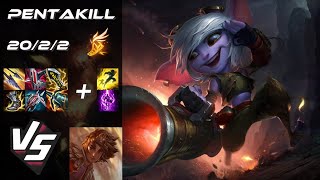 MID Tristana vs Taliyah [PENTAKILL] - NA Challenger Patch 14.10