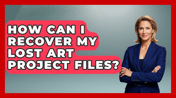 How Can I Recover My Lost Art Project Files? | The Virtual Art Desk News