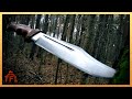 Как сделать огромный нож из рессоры своими руками? DIY