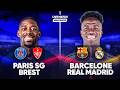 🔴🔵 PSG - BREST LIVE + BARCELONE - REAL MADRID LIVE / 🔥ALLEZ PARIS ! / 🚨DOUBLE MATCH DU TITRE ? / 🏆L1