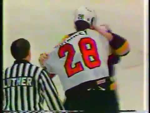 Daryl Stanley vs Marty McSorely - Flyers vs Penguins