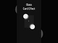 How to create Glass Card Effect with Html and Css #css #html #code #animation #cards #glass
