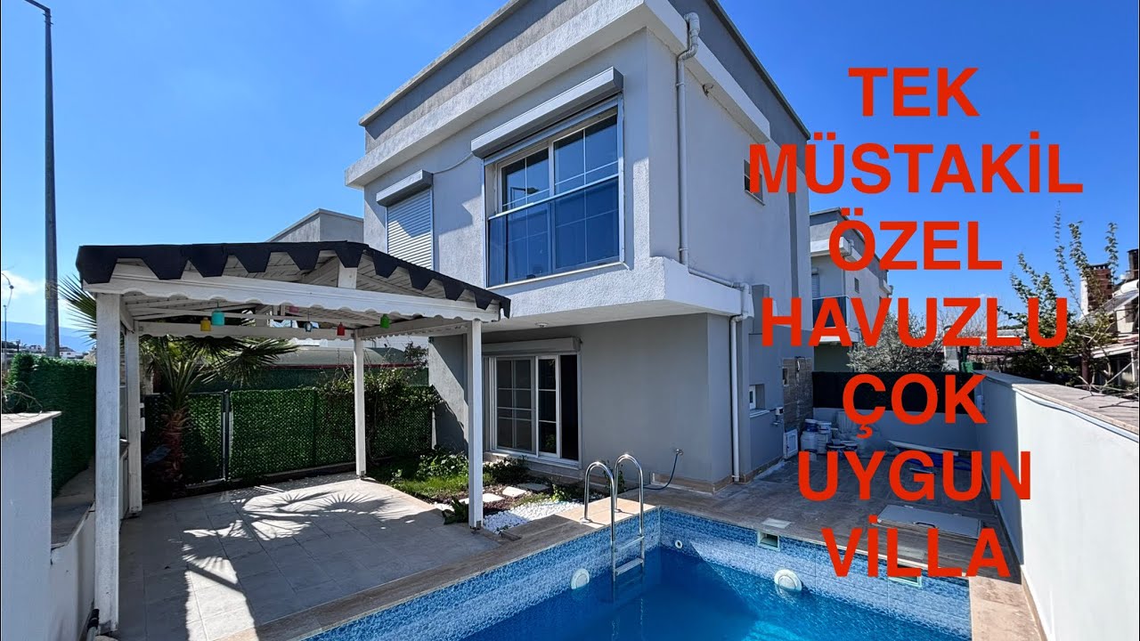 DENİZE YÜRÜME MESAFESİNDE TEK MÜSTAKİL ÇOK FİYATA ÖZEL VİLLA