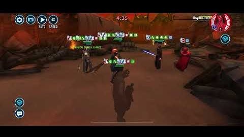Fennec vs Lord Vader 3v3 GAC