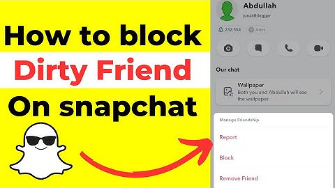 How to block friends in Snapchat 2024 || How To Block And Unblock Someone On Snapchat