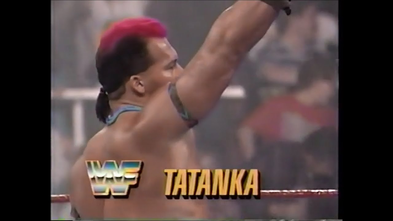 Luta Livre Americana (RTP1): Papa Shango vs Tatanka [WWF Prime