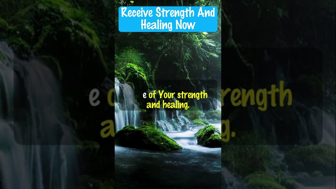 Prayer For Strength And Healing  