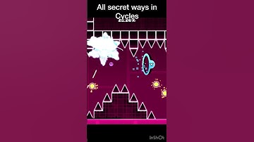 Cycles all secret ways! #geometrydash #gd #shorts