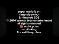 Lego super mario bros end credits (2014)