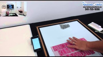 Using Sticky Flock Rhinestone Template Material The Rhinestone World