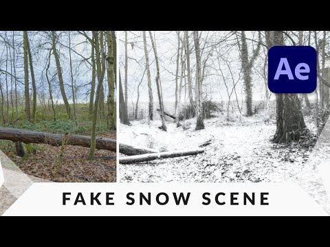 Make a SUPER REALISTIC Snow Scene in After Effects Tutorial
