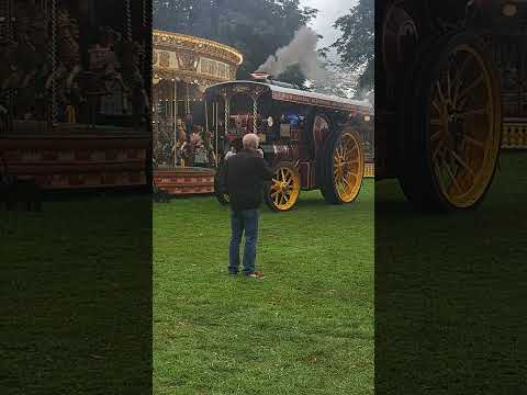 ASTLE PARK TRACTION ENGINE RALLY 12TH AUGUST 2023 TRACTION ENGINE GOING IN TO MAIN ARENA LOVELY 😍