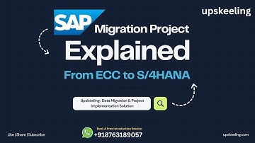 SAP S4HANA Data Migration:  Complete Guide to ECC to S/4HANA Transformation | upskeeling