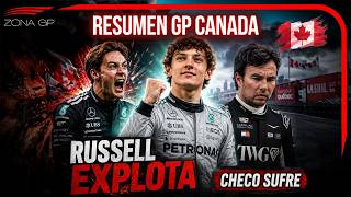 ¡CAOS EN CANADÁ! Antonelli Arrasa, Russell Explota Y Checo Sufre