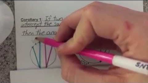 10.4 Inscribed Angles Part 1