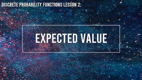 Expected Value | HSC Advanced Mathematics