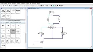 7. Control de velocidad de un cilindro - En FluidSim. screenshot 4