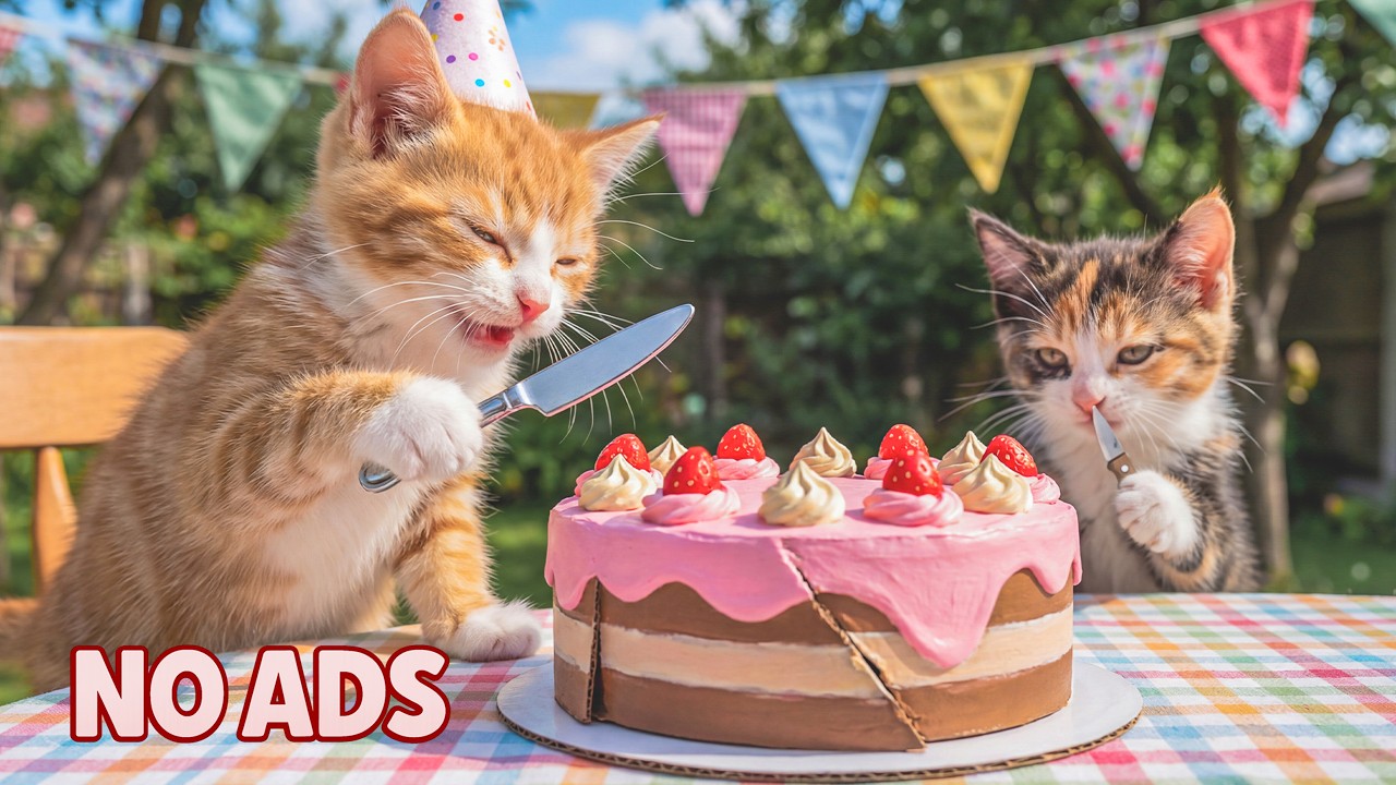 12 Часов Успокаивающей Музыки для Кошек 🐈 Звуки Глубокого Сна 😻 Cat TV ♬ Снятие Тревожности